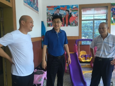 2017年7月4日七一節慰問老黨員