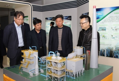 2017年3月21日浙江省證監局局長王宗成一行天通視察