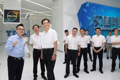 2020年6月16日時任浙江省委常委、統戰部部長熊建平蒞臨天通